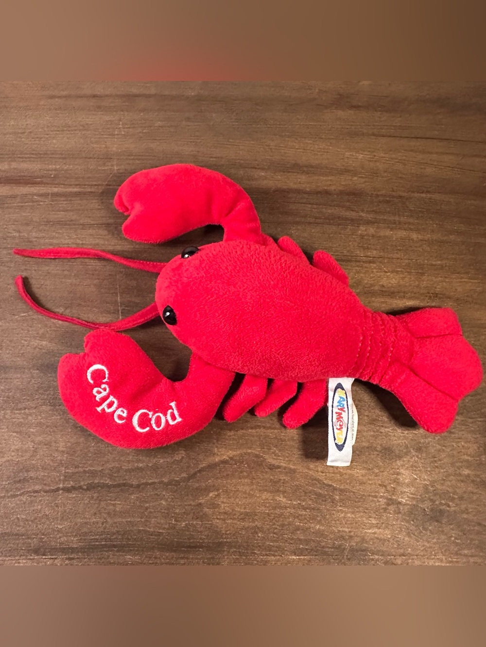 Lobbie Lobster by Mary Meyer Stuffed Plush Toy Cape Cod Spell Out Red